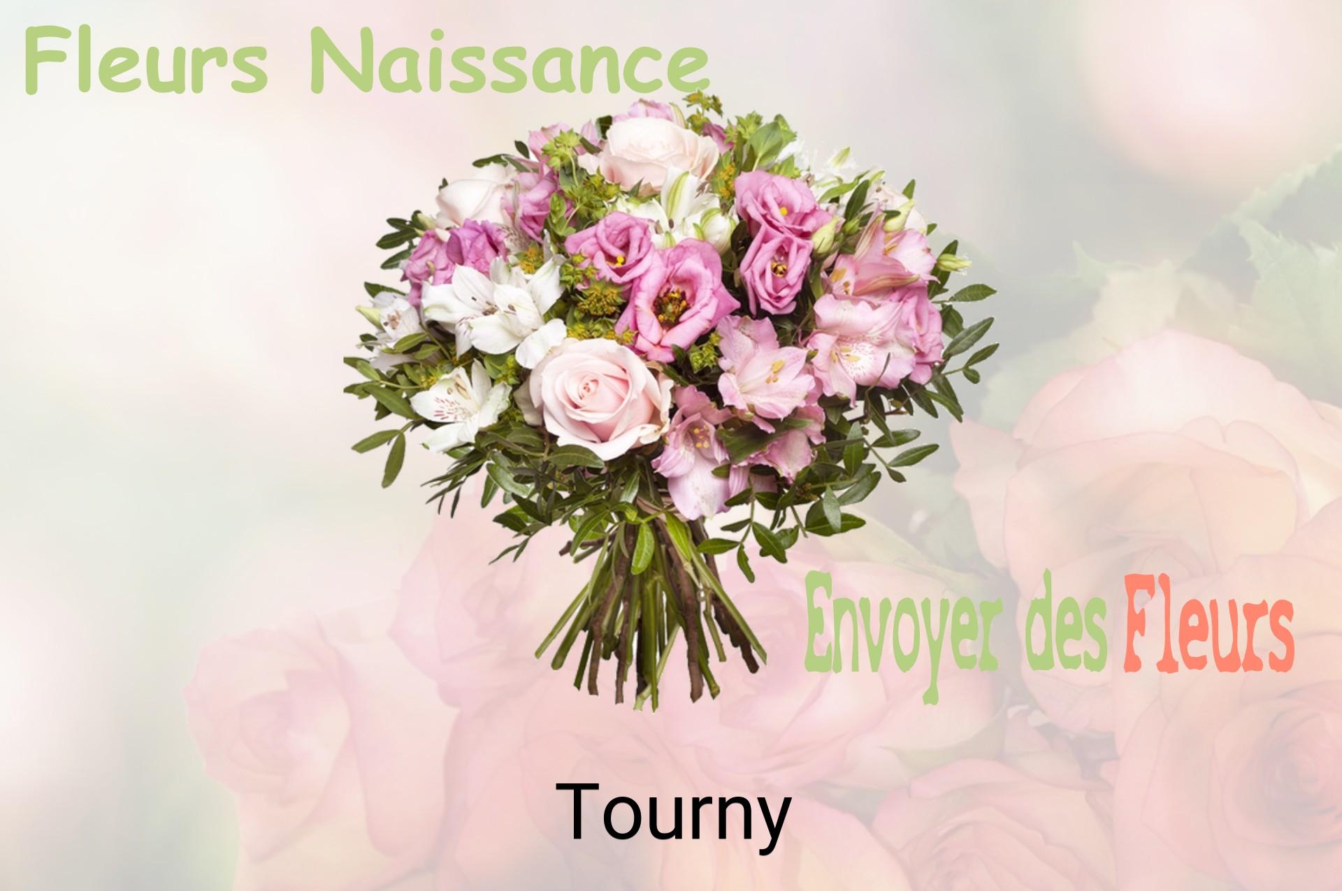 Bouquet de fleurs de naissance livré à Tourny